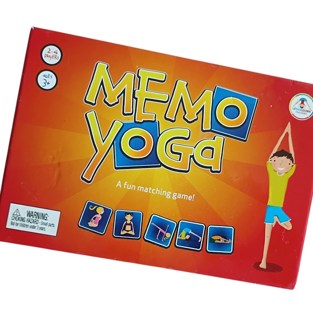 Upside Down Games Memo Yoga Matching Game Kids Educational Memory 36 Cards 2010
